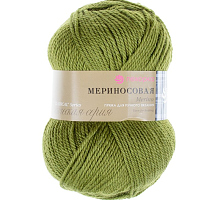 «Мериносовая» 252 зеленый горошек