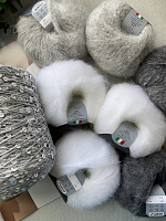 Набор «Питерский дождь» (7 мотков альпака + 50 гр пайеток)