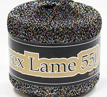 Lurex Lame 550 (Люрекс Ламе 550) - 957 - разноцветный черный