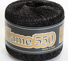 Lurex Lame 550 Seam (Люрекс Ламе 550) -904 - черный гематит