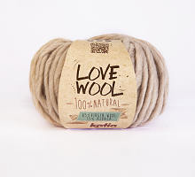Пряжа Love Wool, цвет 101 молочно-бежевый