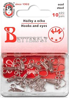 Крючки плательные KOH-I-NOOR 30 (6001 №4) цвет никель 10 шт.