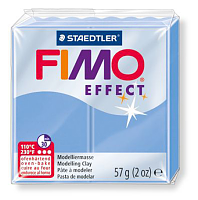 Полимерная глина FIMO «EFFECT» цвет голубой агат