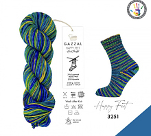 Пряжа Gazzal HAPPY FEET (Хэппи фит)