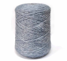 Шибайя ( 26% альпака, 4% меринос, 70% вискоза, 2,2м/1г) - 85640 джинсовый синий К1Б