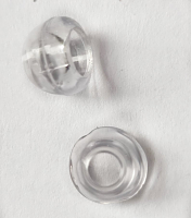 Концевик пластик прозрачный-10мм- (пара 2шт) - №3