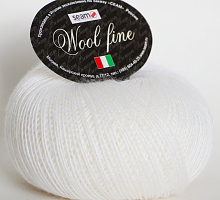 Вул файн (Wool fine) 11 белый