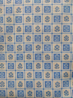 Ткань для печворка Гжель голубая (цена за 1см)