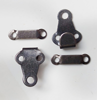 Крючок брючный пришивной 11х15мм черн.никель 3шт в упаковке Б116