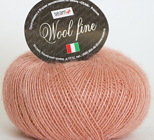 Вул файн (Wool fine Seam) 39 персик