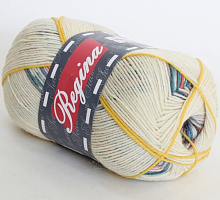 Сеам Регина принт 930599 бело-джинсовый