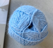 Пряжа Рэббит ангора (Rabbit Angora), цвет 60 светло-голубой