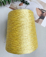 Пайетки 2мм на полиамиде (PAILLETTES, 100% Полиамид, 7.20м/1г) 118 желтый с золотыми пайетками