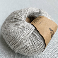 Альпака Силк (Alpaca Silk) 434 светло-серый меланж