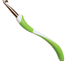 Крючок, вязальный с эргономичной пластиковой ручкой ADDISWING,  №7, 16 см