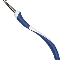 Крючок, вязальный с эргономичной пластиковой ручкой ADDISWING,  №6, 16 см