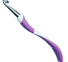 Крючок, вязальный с эргономичной пластиковой ручкой ADDISWING, №8, 16 см