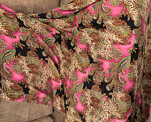 Крепдешин Агра фуксия (цена за 1см)