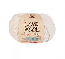 Пряжа Love Wool, цвет 100 белый