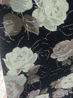 Вельвет цветы