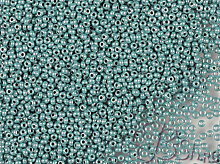 Бисер керамический блестящий 63025 зелено-голубой