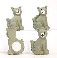 Декоративные фигурки "Кошечки", полимерная смола, 2,5 см, 6 шт, Knorr prandell №ш3