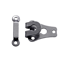 Крючок брючный пришивной 10мм черн. 3шт в упаковке Б129