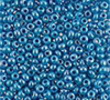 Бисер керамический блестящий 68050 голубой