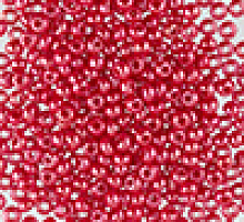 Бисер керамический блестящий 98190 рубиновый