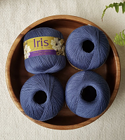 Пряжа Ирис (Iris), цвет 67 темный джинс
