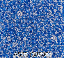 Бисер прозрачный с прокрасом 38836