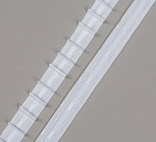 Лента шторная непрозрачная 25мм,