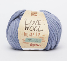 Пряжа Love Wool, цвет 122 голубой
