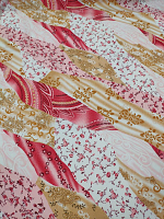 Хлопок стрейч печворк розовый 2Г