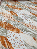 Хлопок стрейч печворк рыженький 2Г