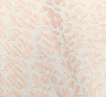 Костюмная жаккард нежно-персиковая