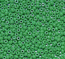 Бисер керамический блестящий 58250 зеленый