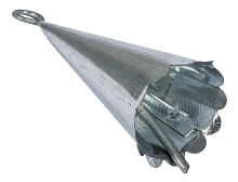 Колокольчики серебро для декора 5х2см (6шт) ш2