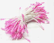Тычинки для искусственных цветов розовые  "Fiorico", 85шт