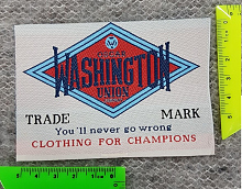 Нашивка клеевая "WASHINGTON" (термоаппликация)