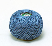 Пряжа Ирис, 100% хлопок 25гр. 2508 т.голубой