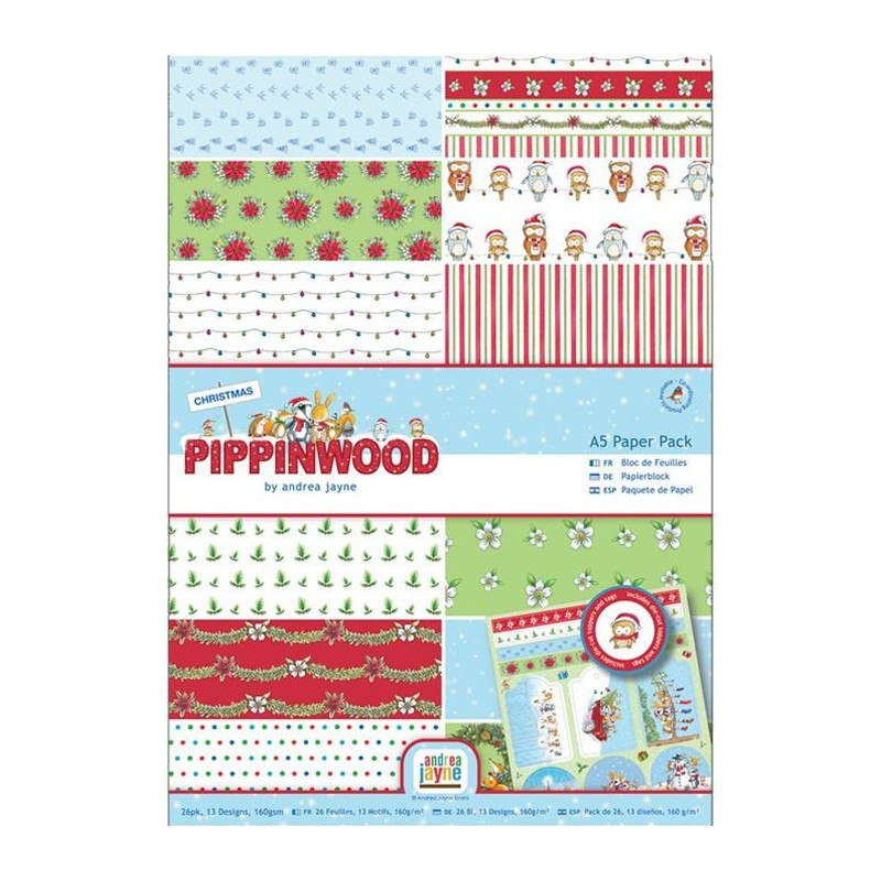 Pippinwood Christmas   5  ,  Docrafts PMA160922