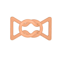 Пряжка-застежка персиковая, 50 х 80мм ш20