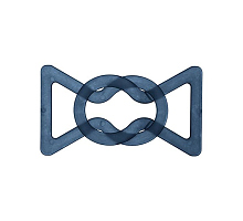 Пряжка-застежка т.синяя, 50 х 80мм ш20