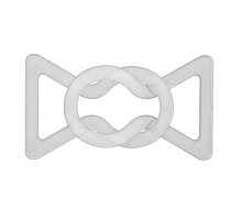 Пряжка-застежка белая, 50 х 80мм ш20