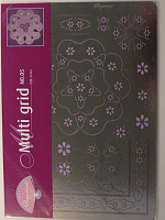 Металлический трафарет Pergamano Multi grid No.05