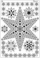 Металлический трафарет Pergamano Multi grid No.21