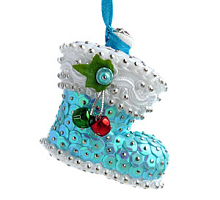 ЕЛОЧНАЯ ИГРУШКА "САПОЖОК ДЕДА МОРОЗА"