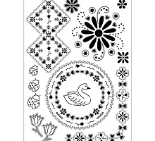 Металлический трафарет Pergamano Multi grid No.14