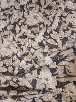 Трикотаж плотный сине-белый (цена за 1см)